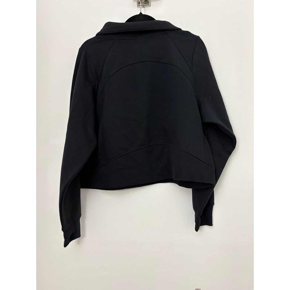 NWT All in Motion Black Cropped 1/2 Zip Pullover Sweatshirt XXL - Picture 2 of 3
